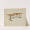 Shaker Trestle Dining Table by Anne Ger