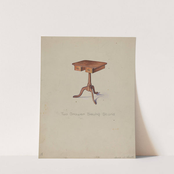 Shaker Tripod Sewing Stand by Irving I. Smith