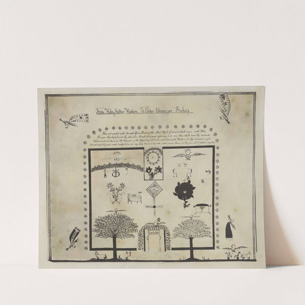 Shaker Visionary Image by American 20th Century