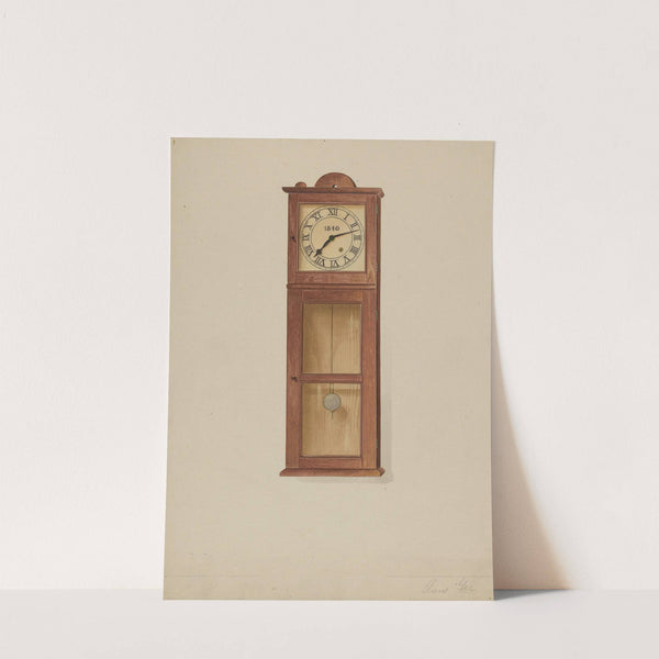 Shaker Wall Clock by Anne Ger