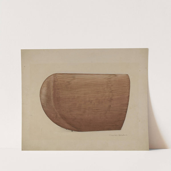 Shaker Wooden Bonnet Mold by Charles Goodwin