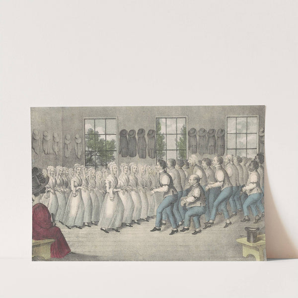 Shakers Near Lebanon by Nathaniel Currier