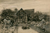 Shakespeare’s garden (back view of the birthplace from garden)