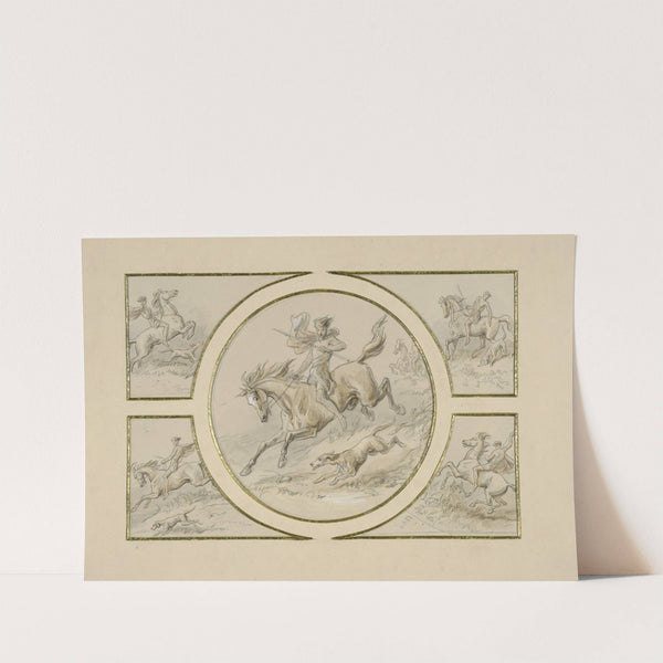 Shakespeare’s Venus and Adonis (1850-1860) by Hablot Knight Browne