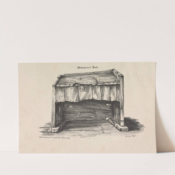 Shakspeare’s Desk (1824) by Robert Nixon