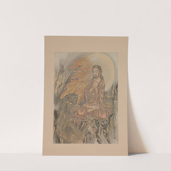 Shakyamuni Subjugating Demons (ca. 1888) by Kawanabe Kyōsai