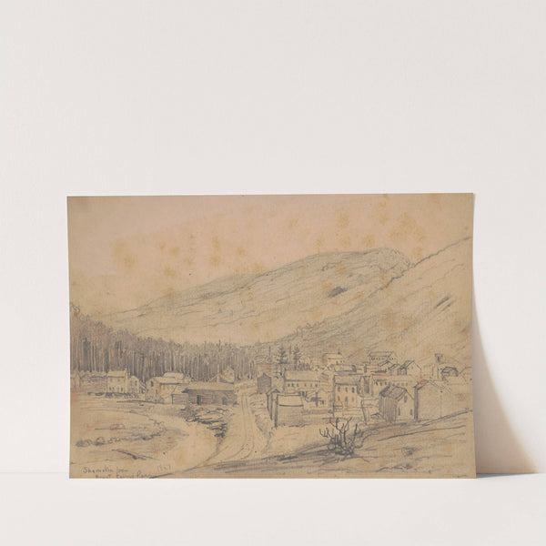 Shamokin from Mount Carmel road (1851) by James Fuller Queen