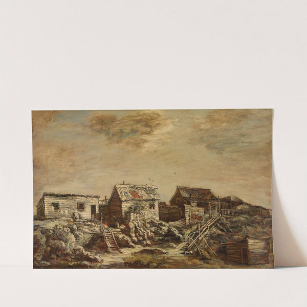 Shanties, Seventh Avenue and Fifty-Fifth Street by Ralph Albert Blakelock