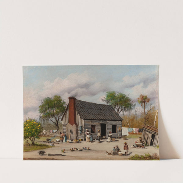 Sharecroppers Gathering in the Yard by William Aiken Walker