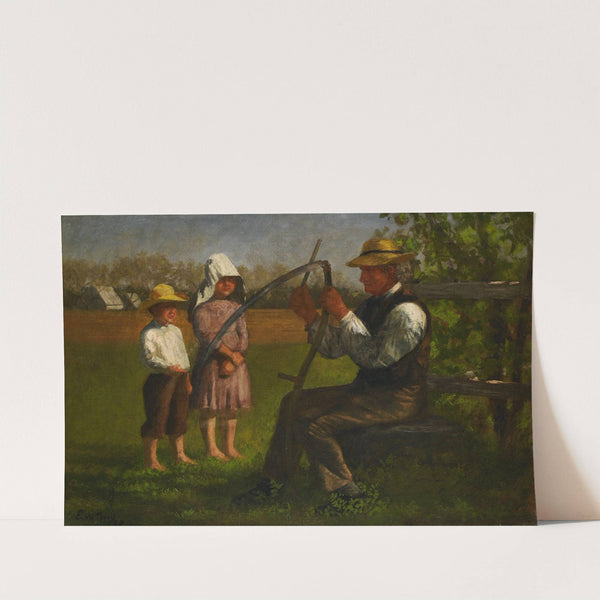 Sharpening the Scythe by Enoch Wood Perry Jr.