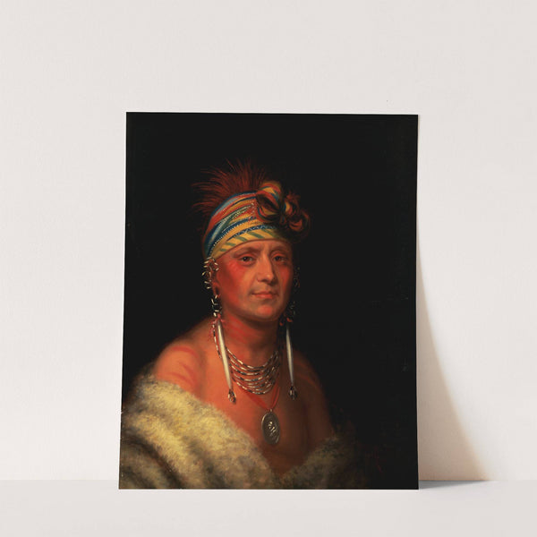 Shaumonekusse (Prairie Wolf), Oto by Charles Bird King