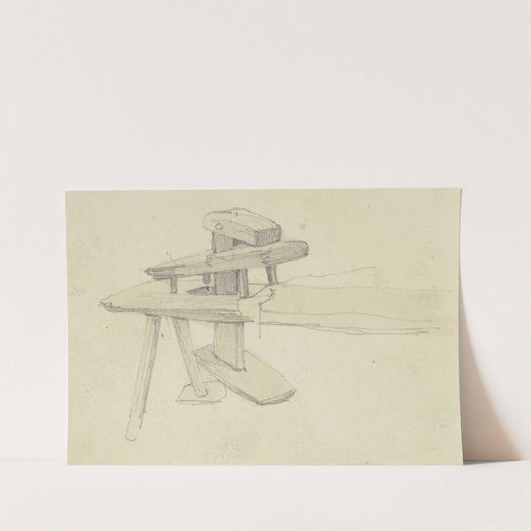 Shaving horse by Jakob Becker