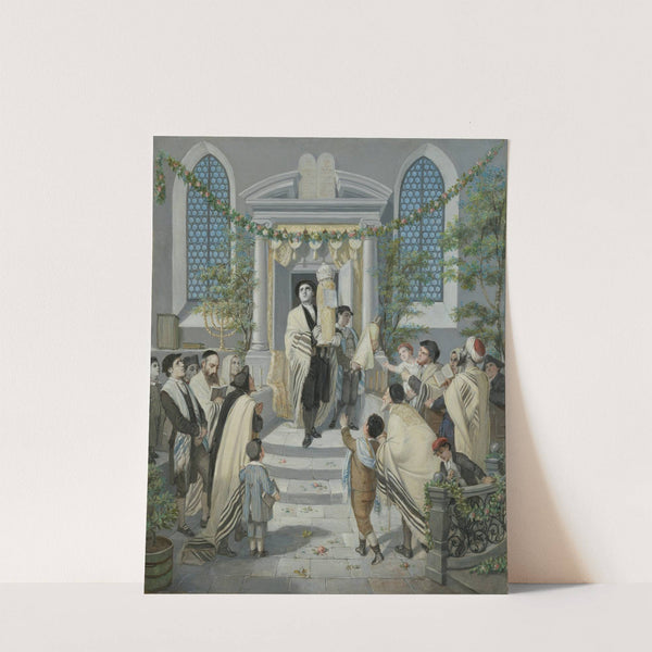 Shavuot (Pentecost) by Moritz Daniel Oppenheim