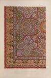 Shawl from Delhi, the pattern worked on a cashmere ground