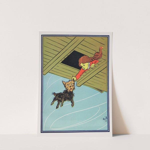 She caught Toto by the ear by William Wallace Denslow