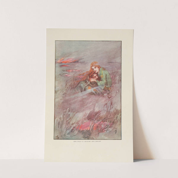 She held it against her breast by Helen Stratton