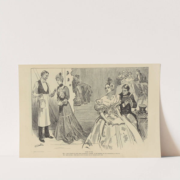 She; I am so anxious to have these theatricals a success (1900-1905) by Charles Dana Gibson