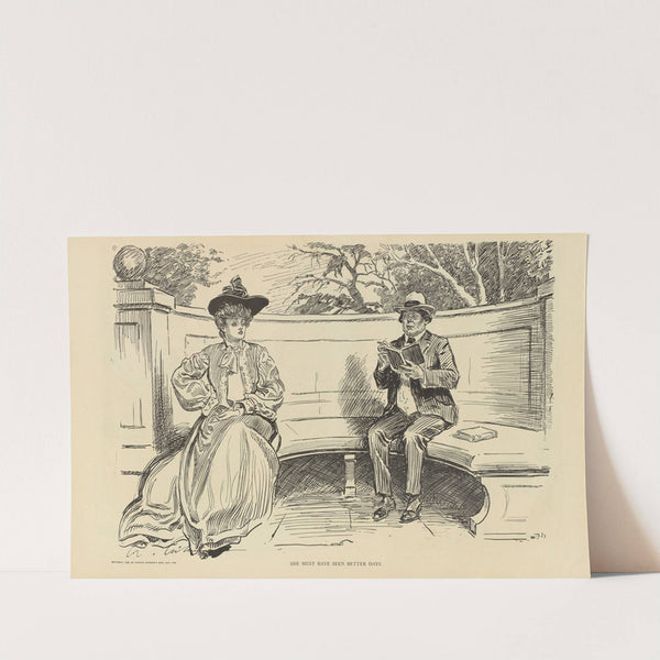 She must have seen better days (1900-1905) by Charles Dana Gibson