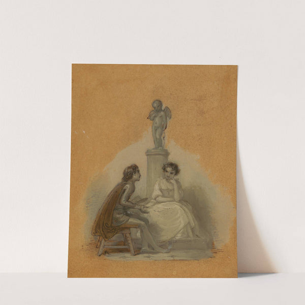 She Never Told Her Love, But Sat Like Patience on a Monument by Robert Smirke