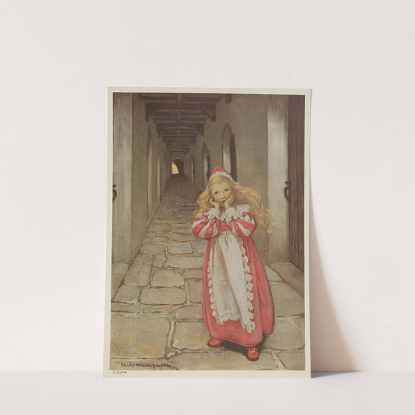 She ran for some distance, turned several times, and then began to be afraid by Jessie Willcox Smith