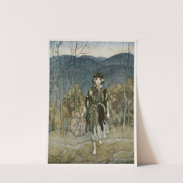 She went along, and went along, and went along (1927) by Arthur Rackham