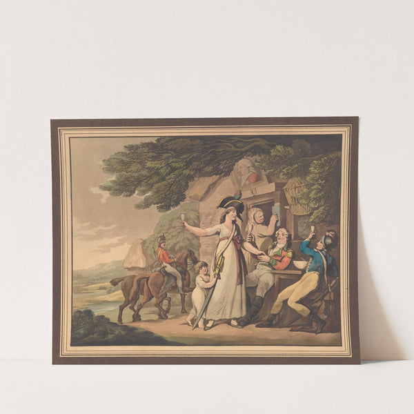 She will be a soldier. No. 1. (1798) by Thomas Rowlandson