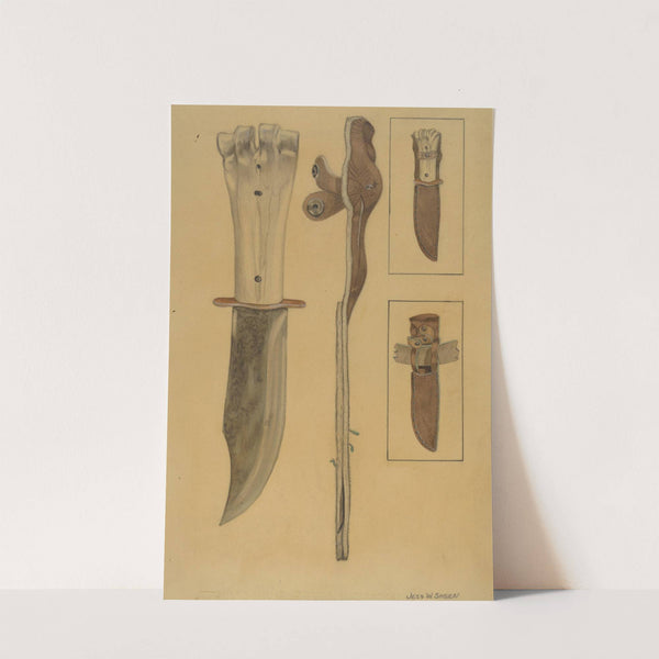 Sheath Knife by Jesse W. Skeen