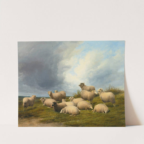 Sheep In A Pasture by Thomas Sidney Cooper