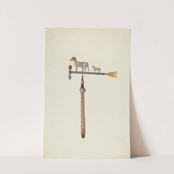 Sheep Weather Vane by Laura Bilodeau