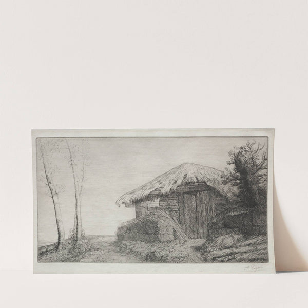 Sheepfold on the Hill (Bergerie sur le Coteau) (c. 1857–1911) by Alphonse Legros