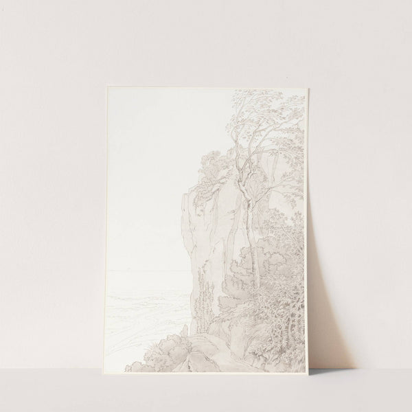 Sheer Cliffs above a Coastal Road by John White Abbott