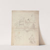 Sheet of Figure Studies from Raphael's Disputation by Sir Joshua Reynolds
