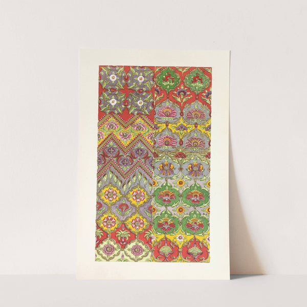 Sheet of Persian Designs for Textile Fabrics by John Charles Robinson