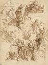 Sheet of Studies for ‘The Martyrdom of Saint George’