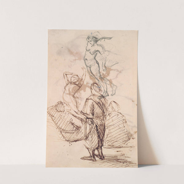 Sheet of Studies (1871-1876) by Paul Cézanne