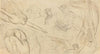 Sheet of Studies with Angels and Cowering Figures (Illustration for Macklin’s Bible) (c. 1791)