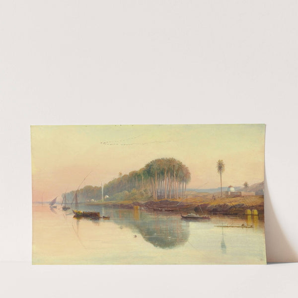 Sheik Abadeh On The Nile by Edward Lear