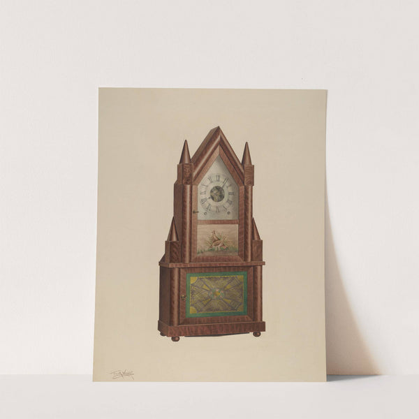 Shelf Clock by Frank Wenger