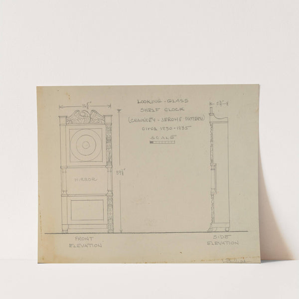 Shelf Clock by Lawrence Phillips