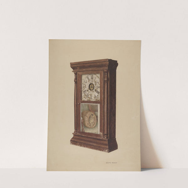 Shelf Clock by Raymond Neumann