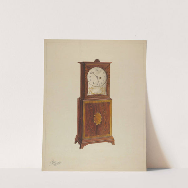 Shelf Clock by Ferdinand Cartier