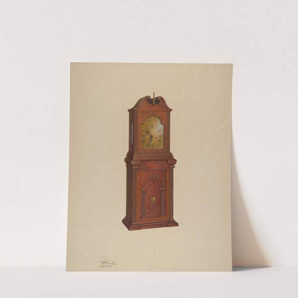 Shelf Clock by Ferdinand Cartier