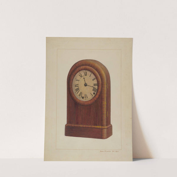 Shelf Clock or Mantel Clock by James M. Lawson