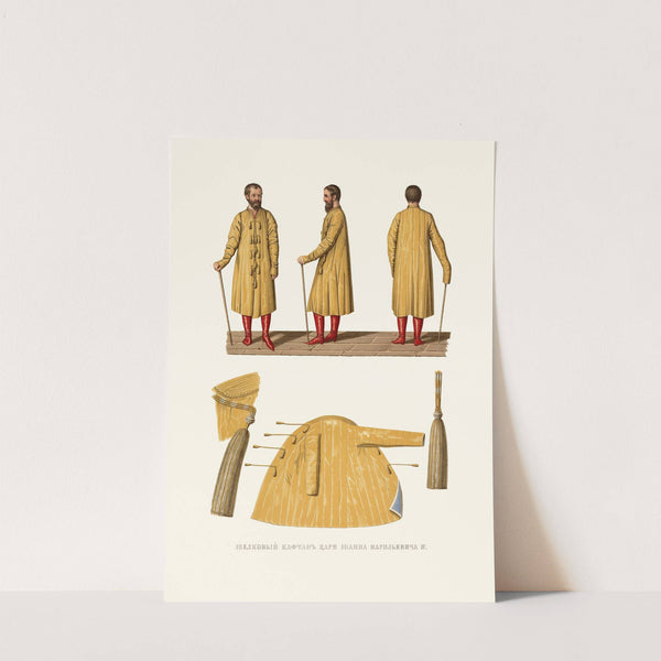 Shelkovyi kaftan tsaria Ioanna Vasil’evicha IV (1849 - 1853) by Fedor Grigoryevich Solntsev