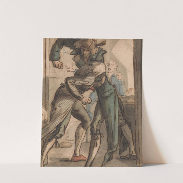 Shepheard, Field and Haughton (fighting) by George Shepheard