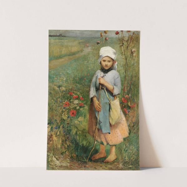 Shepherd Girl (1889) by Ignác Ujváry