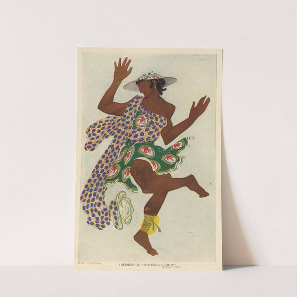 Shepherd in ‘Daphnis et Chloe’ (1912 - 1916) by Léon Bakst