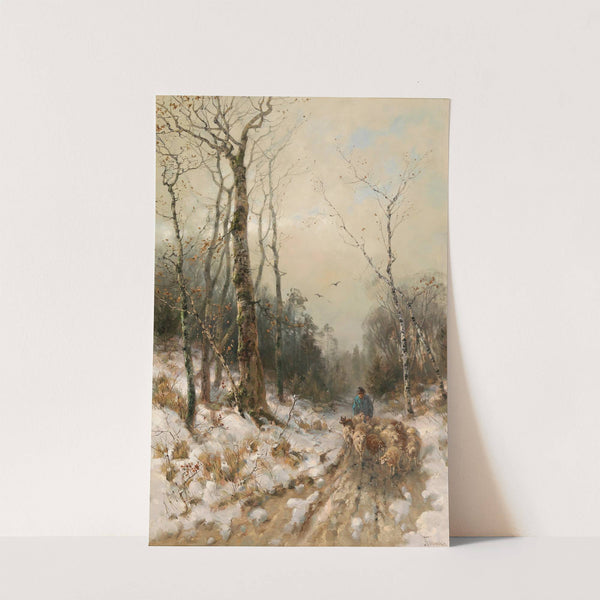 Shepherd Returning Home by Désiré Thomassin