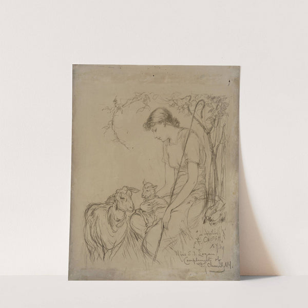 Shepherdess by Frederick Stuart Church