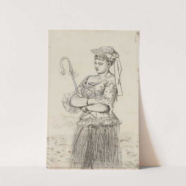 Shepherdess (c. 1878) by Winslow Homer